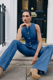 Nicole Denim Waistcoat