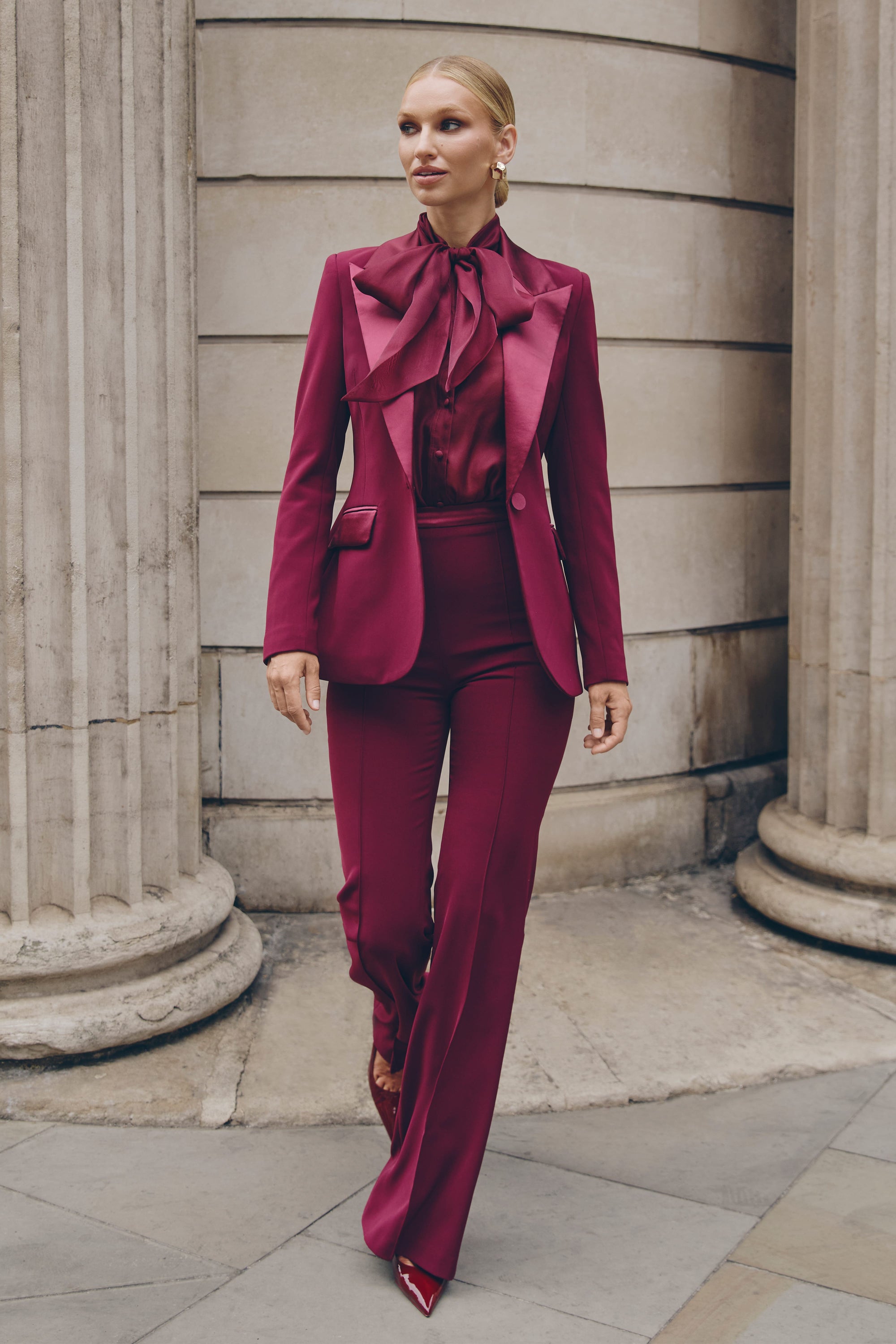 TOP Tops NAOMI BURGUNDY BODYSUIT