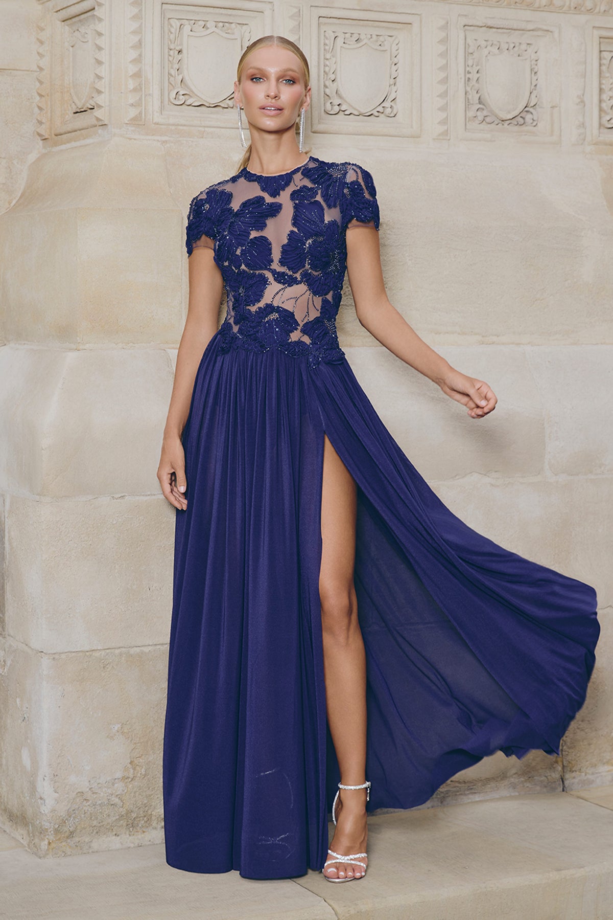 MAXI Dresses SLOANE NAVY DRESS
