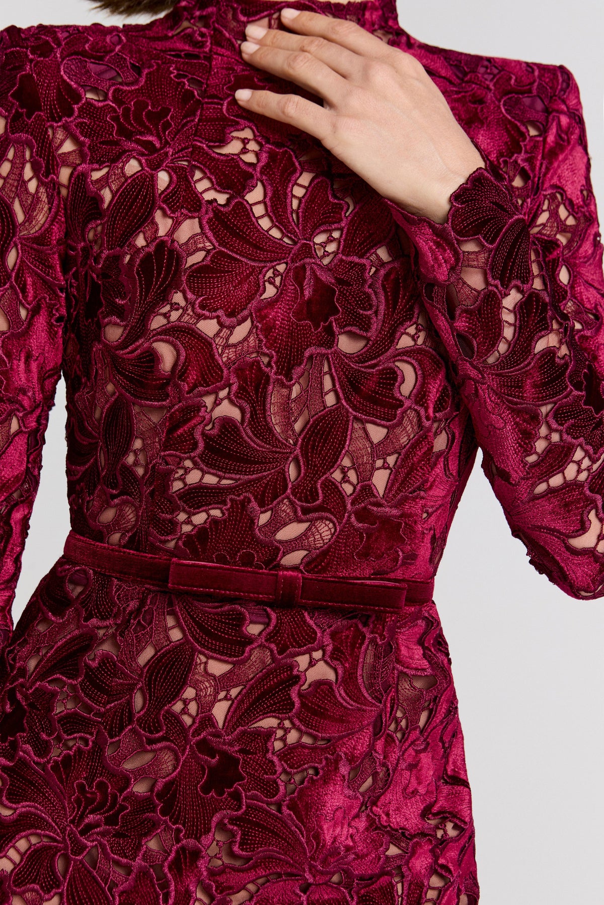 MIDI Dresses Diane Burgundy Dress