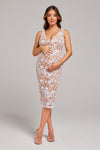 Nyla White Maternity Dress