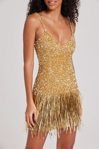 Kendal Gold Dress