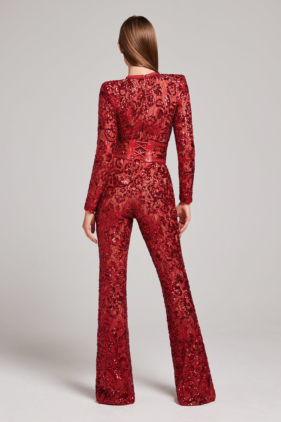 Red jumpsuit uk sale