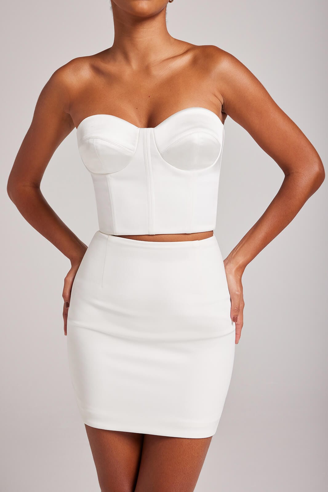 Faye White Skirt