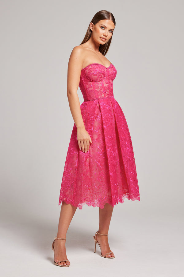 Olivia Hot Pink Dress