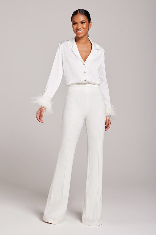 NADINE MERABI Tops Taylor White Shirt