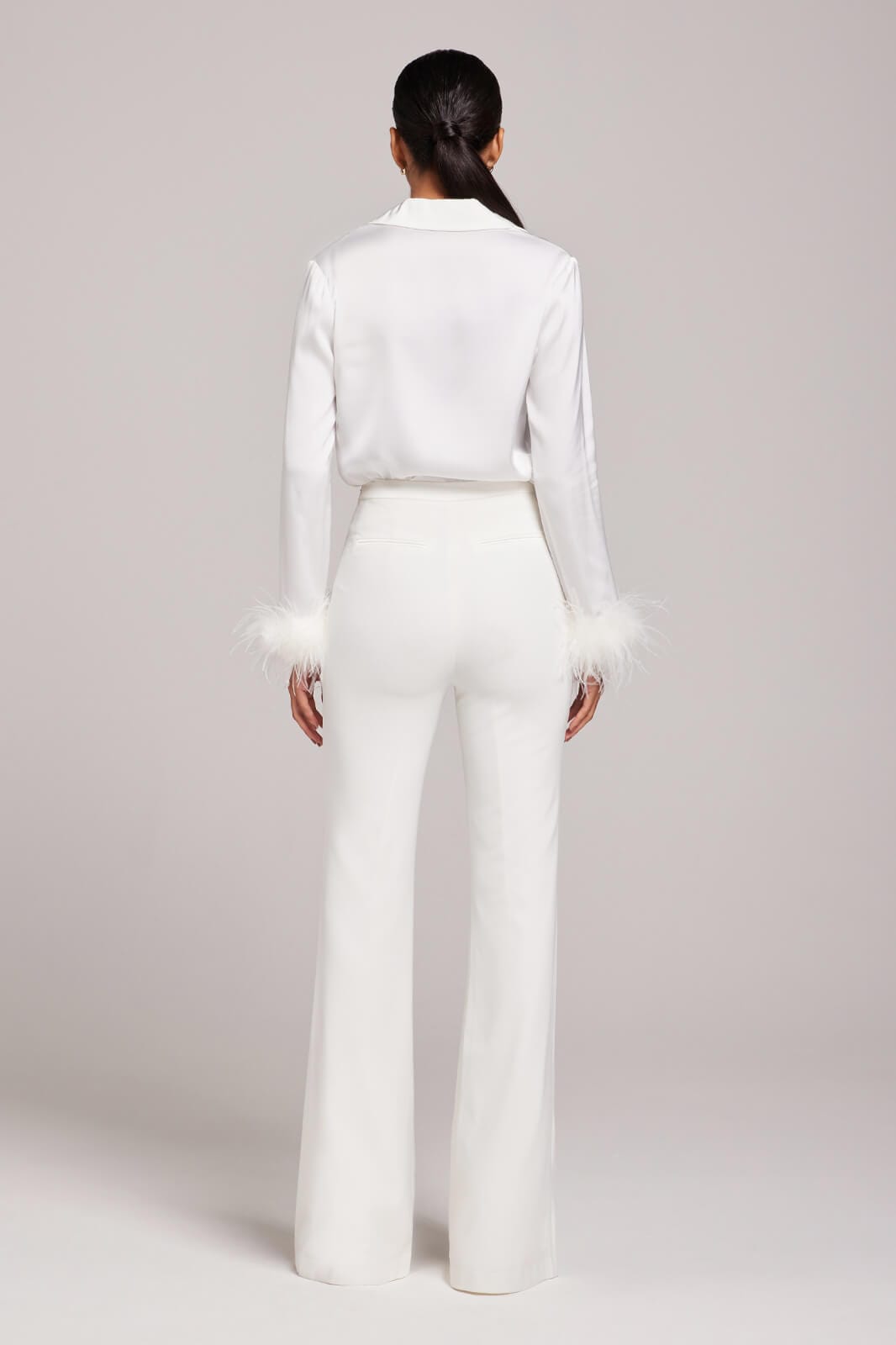 NADINE MERABI Tops Taylor White Shirt